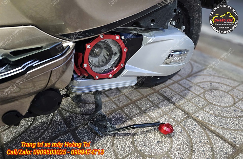 Đế chân chống đứng Vespa Sprint/Primavera nhôm CNC